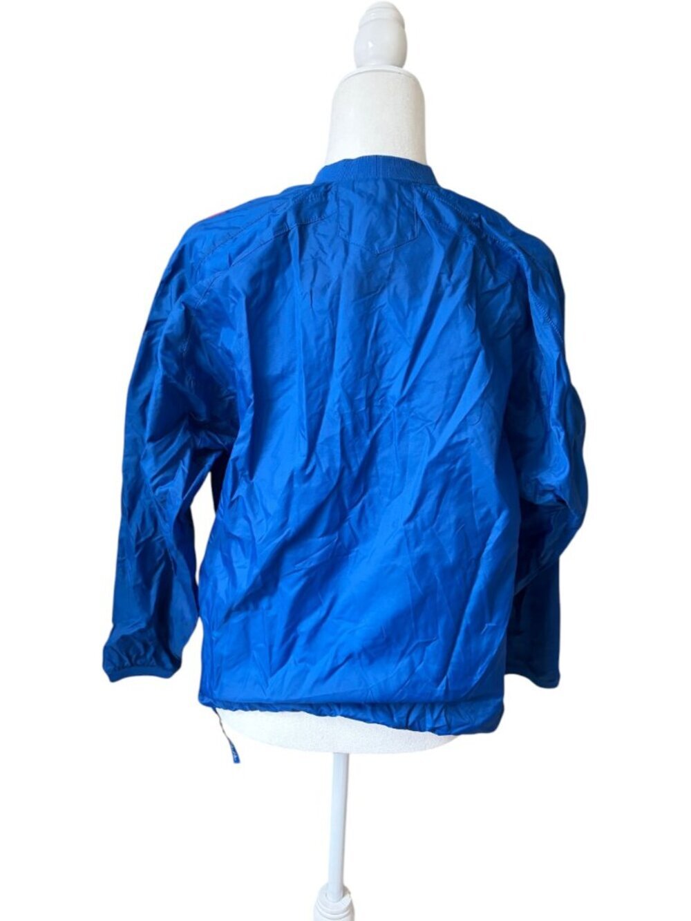 Vintage MLB Chicago Cubs Majestic Pullover Windbreaker Jacket Bear Patch Size L - Picture 6 of 8